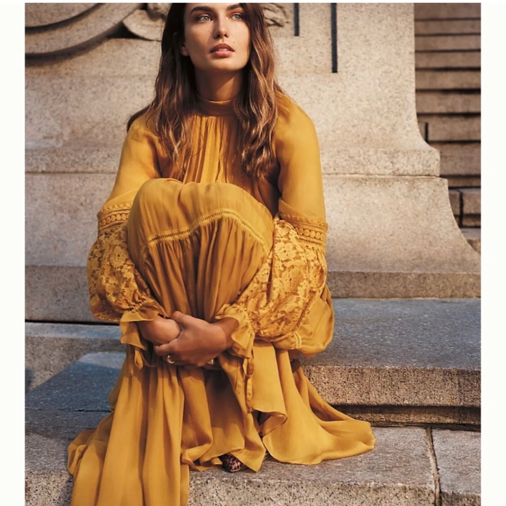 Anthropologie Atsu Andalusian Maxi Dress